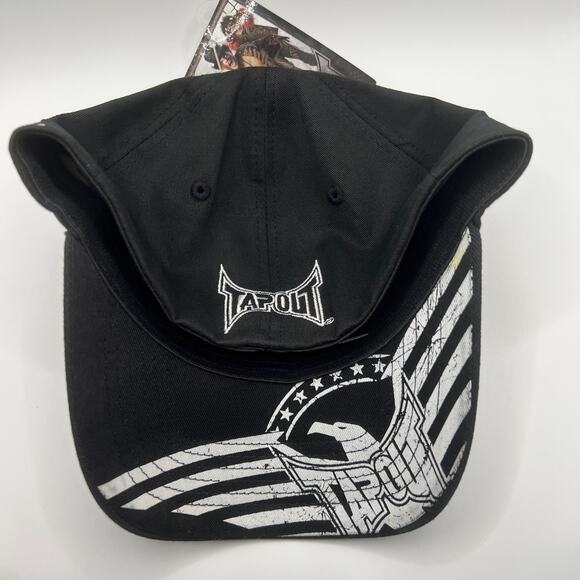 Tapout Hat Bud Light Black White Baseball Hat Cap Small Medium UFC MMA NWT - Picture 3 of 5